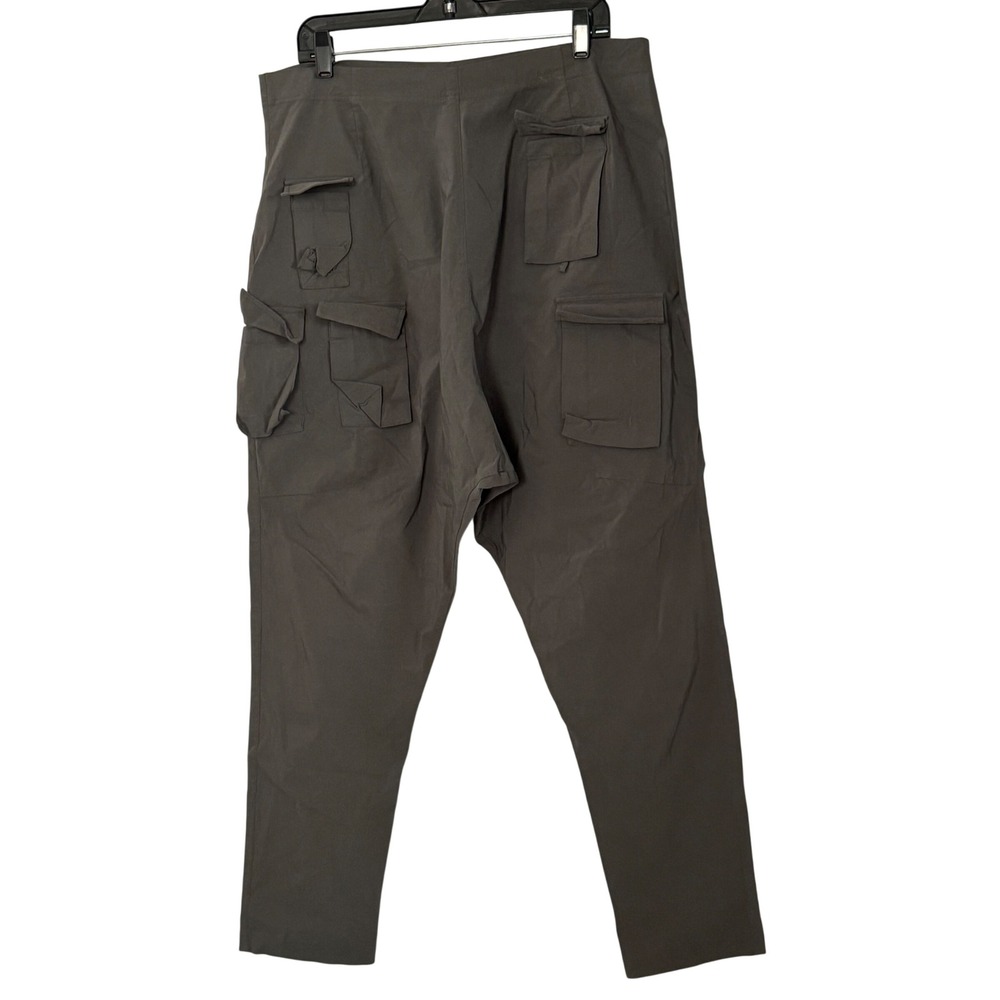 Rundholz Black Label Cargo Pants Gray Asymmetric Pockets Trousers Lagenlook - XL